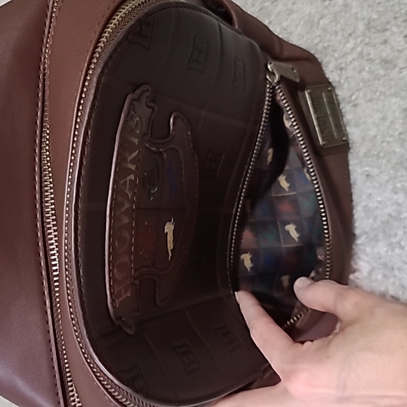 Loungefly x Harry Potter Hogwarts House Crests Pre Pro Sample Mini Backpack - Picture 9 of 12